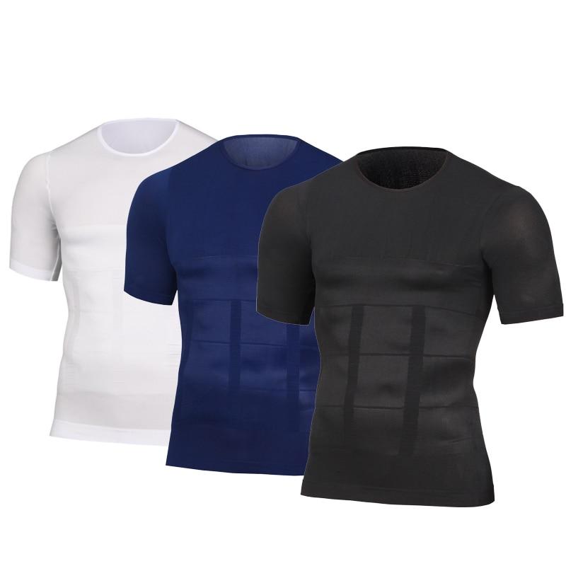 Camiseta de Compressão masculina - modela, define, postura e reduz medidas